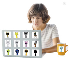 1000PCS 10 Patterns Cute SPRUNKI game Character stickers for kids