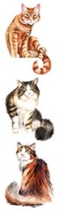 VIOLETTE STICKER – CLASSIC CATS – 2″ x 8″ (5cm x 20cm)