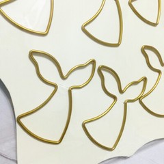 CraftSmart Mermaid Whale Paper Clips 12 Gold Designer Fashion Planner Accessory