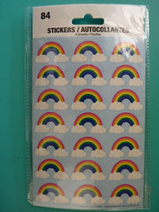 RAINBOW STICKERS Sealed Pack (4) Sheets