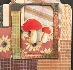 #2704 Fall Scarecrow Handmade Ephemera Embellishment Set Tags Clusters Corners