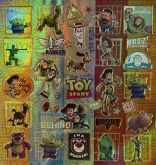 TOY STORY 3 Prismatic Stickers (26pc)Cartoon Character •Woody•Buzz lightyear•