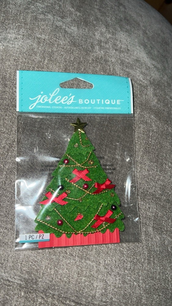 Jolee’s Boutique Scrapbook Stickers Christmas Tree – Dimensional Stickers