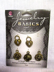 7 NEW Pkg ~ Scrapbook ~ Greeting Cards ~ Rustic Romantic Accents ~ & Charms