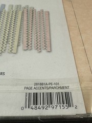 VTG 2003 Westrim Crafts Paperabilities Page Accents 206+ Parchment Scrapbook NOS