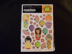 Asian stickers themed stickers made out of epoxy