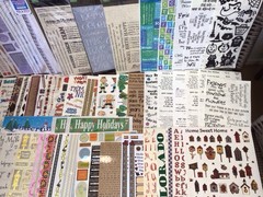 HUGE STICKER LOT~200+ Shts./Pks.~Mixed Themes & Brands~NEW