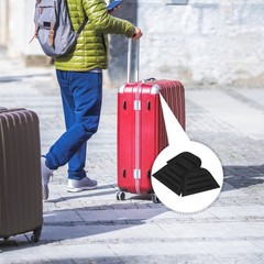 4Pcs Home Use Luggage Corner Trim Black Lightweight Suitcase Edge Covers