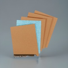 500 sheets chipboard cardboard photo backing 8.5×11, .022 Thick, Kraft Color
