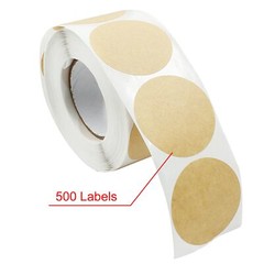 500Pk 1.5″ Scratch Off Stikcers Round Adhesive Stickers for Baby Shower Wedding