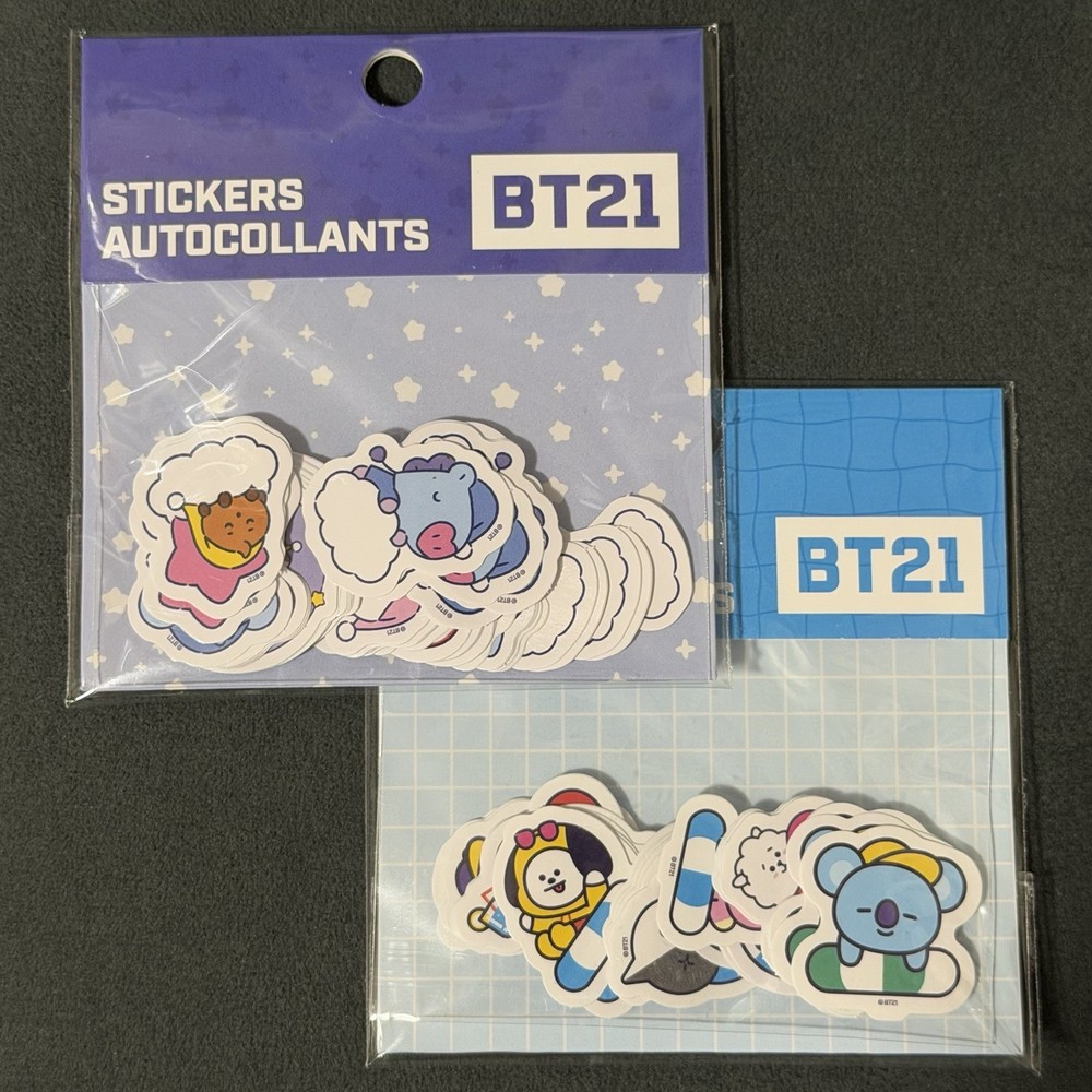 BT21 Die Cut Sticker Flakes (1 Pack 40 Pcs) FREE SHIPPING