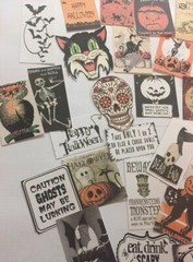 Halloween Die Cuts-Gift Tags~45 Pieces~Mixed Media~Journal~Scrapbook~on Sale!