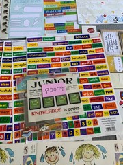 Back To School Scrapbooking Supplies Kit: Stickers Labels & Papers