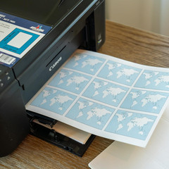Blank Stickers for Playing Cards – Print Your Playing Cards – 216 Labels Sticker