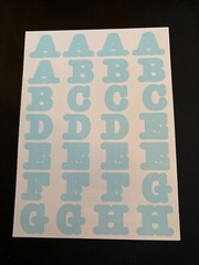 Creative Memories ABC/123 Stickers Alphabet Number Scrapbooking Craft Letters
