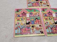 Vintage AGC Inc. American Greetings Dollhouse 3 Sticker Sheets
