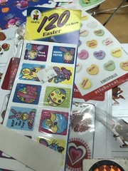 Vtg 80’s Sticker Lot 500+ Hallmark AGC Sandy lion Holiday Lot 3 Halloween Puffy