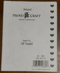 Provo Craft Scrapbooking Stickers by Jeff Goodsell, Jolly Good Fun, Elves