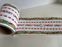 Merry Christmas Border Sticker ROLL NRN Designs Scrapbook Stickers holiday