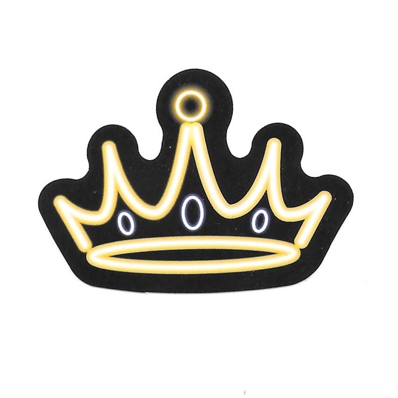 Neon Crown King Queen Sticker Vinyl Die Cut Scrapbooking Journal Decor