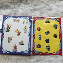 vintage Trend 80s Stinky sticker collector Album Binder Book 1983 & pages