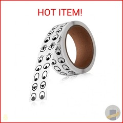 2000 Pieces Eye Stickers Labels, Self Adhesive Eyes Stickers for DIY Handmade Ar
