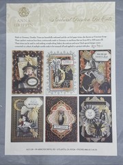 Anna Griffin Starburst Dresden Die Cuts Gold Foil 64 Dies Partial set