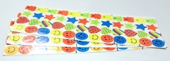 Vintage AMAV Smiley Face, Hearts, Stars, & Bears Sticker Sheets, Read Desc