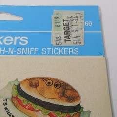 VTG Forget Me Not Scratch-N-Sniff Stickers Food American Greetings Sealed 1984