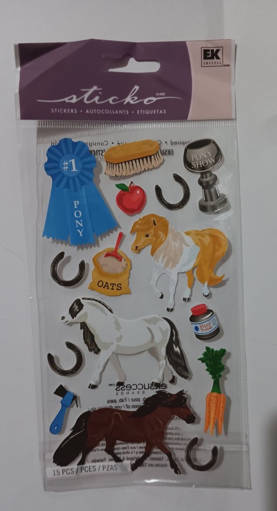 Sticko Horse Pony Show Equestrian Stickers Planner Papercraft Scrapbook