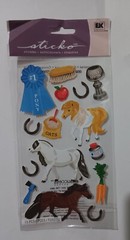Sticko Horse Pony Show Equestrian Stickers Planner Papercraft Scrapbook