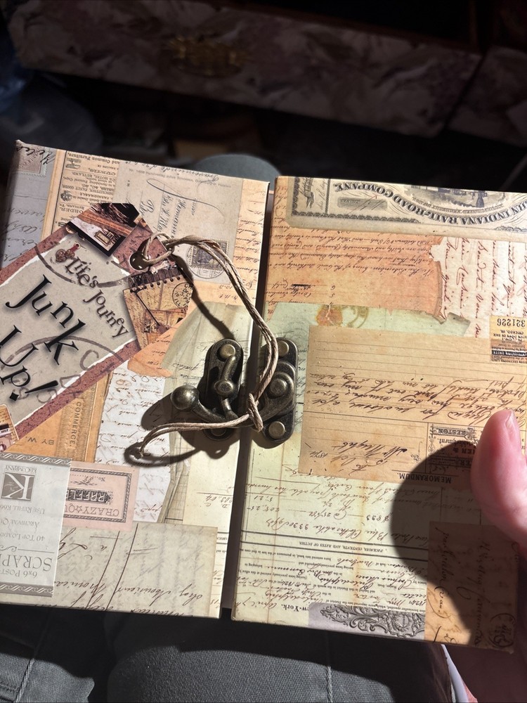 Small Junk Journal 20 Page 4x6in Scrapbook