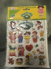 Cabbage Patch Kids Puffy Decal Stickers 1983 Sealed – Style 2