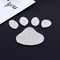 2Pcs Crystal Stickers Decorative Decals for Clothes Bags