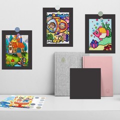 12 PCS 12×18 Inch Black Uncut Mat Boards AcidFree Picture Backing Frame Craft