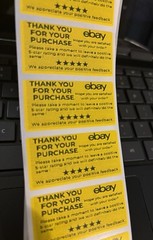 100pc Thank You for Your Purchase eBay Stickers Labels ENVELOPE LABELS 2″x1”