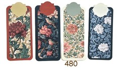 William Morris Inspired Tall Tags – Junk Journals Planners Scrapbooks Ephemera