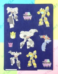Hasbro Transformers Fuzzy Sticker Sheet
