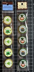Recollections ST PATRICK’S DAY Dimensional Sticker LOT of 2 Kiss Me, I’m Irish