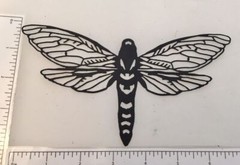 Tim Holtz Die Cuts * Perspective Moth * Set of Six * Black or White Cardstock