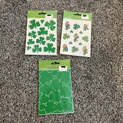 St. Patrick’s Day Stickers, Huge Lot of 19 Sheets Of 4 X Package, New!!!