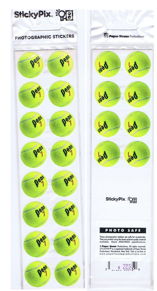 Sticky Pix Photographic Stickers – Tennis Balls
