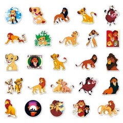 10 Pcs Lion King, Samba, Nala Stickers | Laptop, Water Bottle, Journal