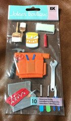 JOLEE’S 3D Dimensional Embellishment Stickers HANDYMAN *