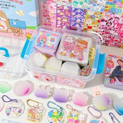 464 Pcs Gu-ka Laser Sticker Set Combination, Various Shapes of Gupan are Mate…
