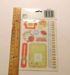 Keepsake Essentials Stickers Lot 2 Sheets Package ~School Spirit~Creativity Inc