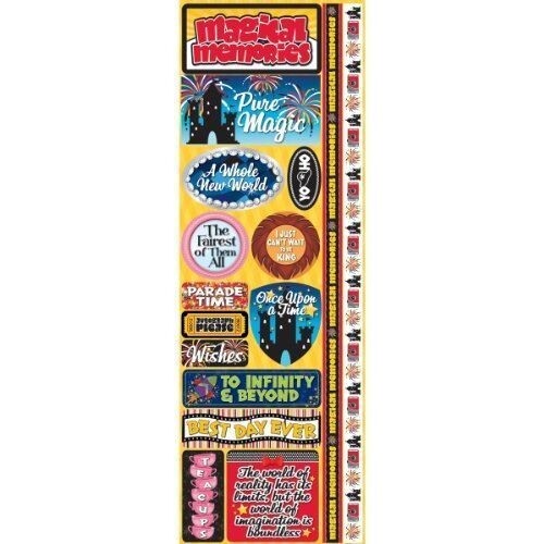 Signature Series 2012 Cardstock Combo Stickers 4.25″X12″-Magical Vacation