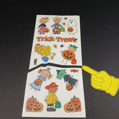 Vintage MAMBI Halloween Stickers Pumpkins Costumes 1999