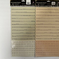Prima Alphabet Stickers Tiny Letter Craft Scrapbook Romance Novel Lot of 3