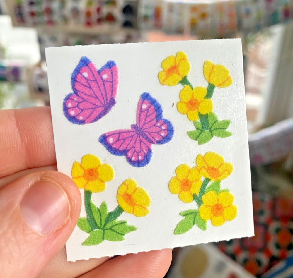 Vintage Sandylion Sticker Mods (squares): Prismatic, Fuzzy+: You Choose!